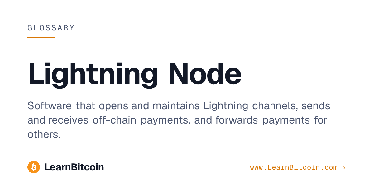 Lightning Node | LearnBitcoin
