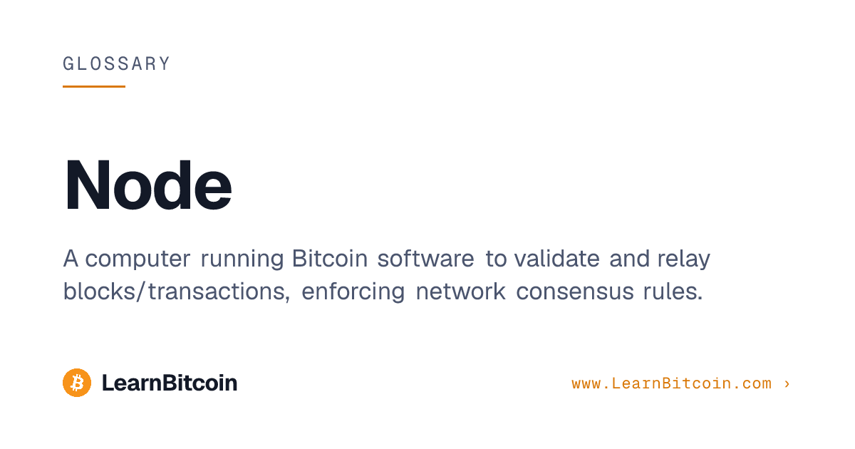 Node Coin Node | LearnBitcoin